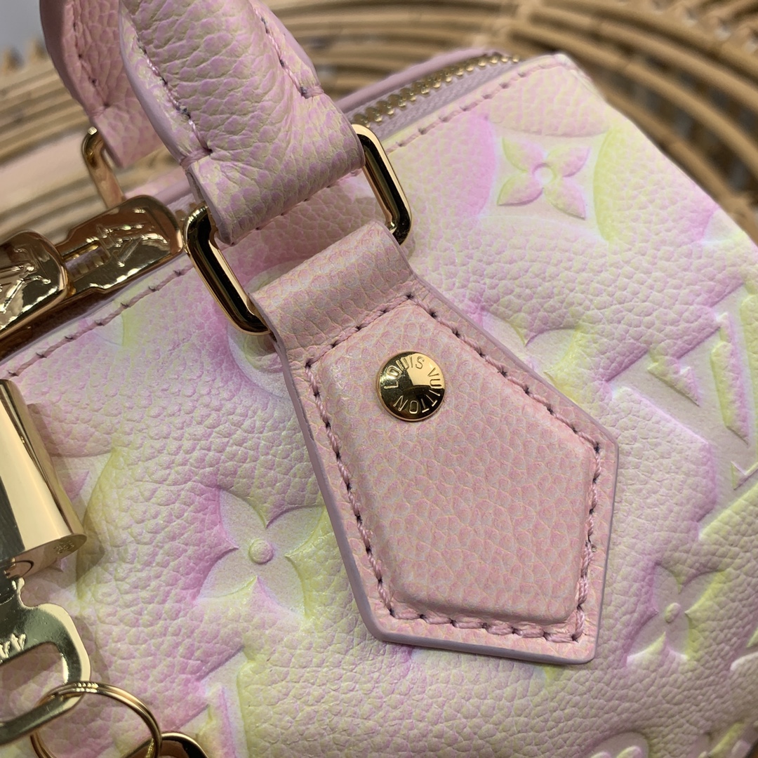 LV Speedy Bandoulière 20 Star Handbag M46163 Pink - 20.5x13.5x12cm