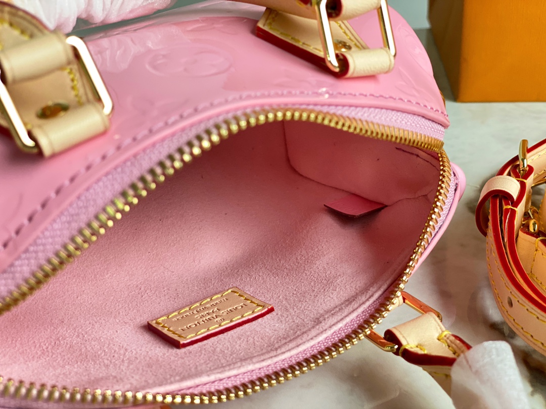 LV Sac Nano Speedy Pink M81879 - 16x10x7.5cm
