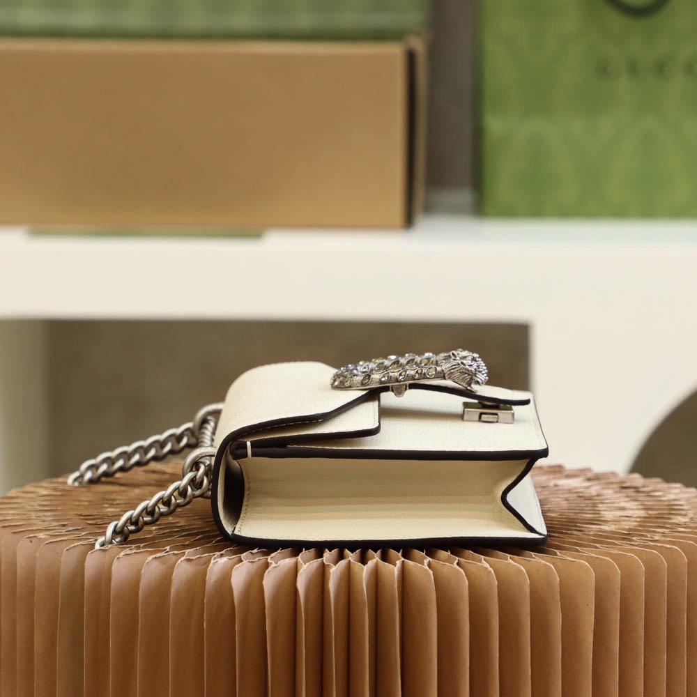 Gvc*1 dionysus svp*me mini bag white 421970 - 20x15.5x5cm