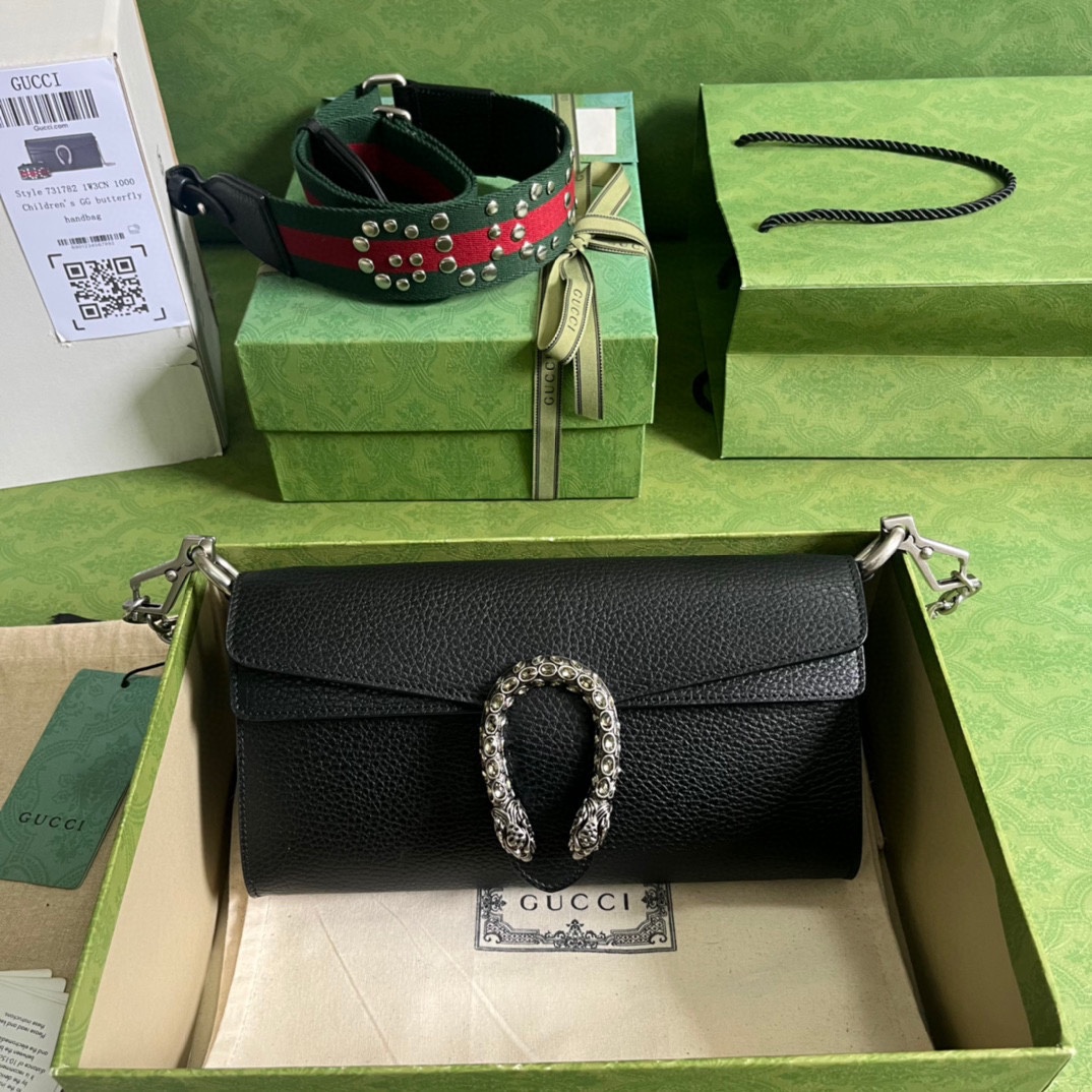 Gvc*1 dionysus small shoulder bag black 731782 - 25x14x4cm