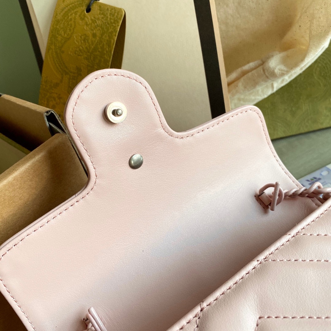 GG Marmont belt bag Light Pink 699757 - 16.5 x 10 x 4.5cm