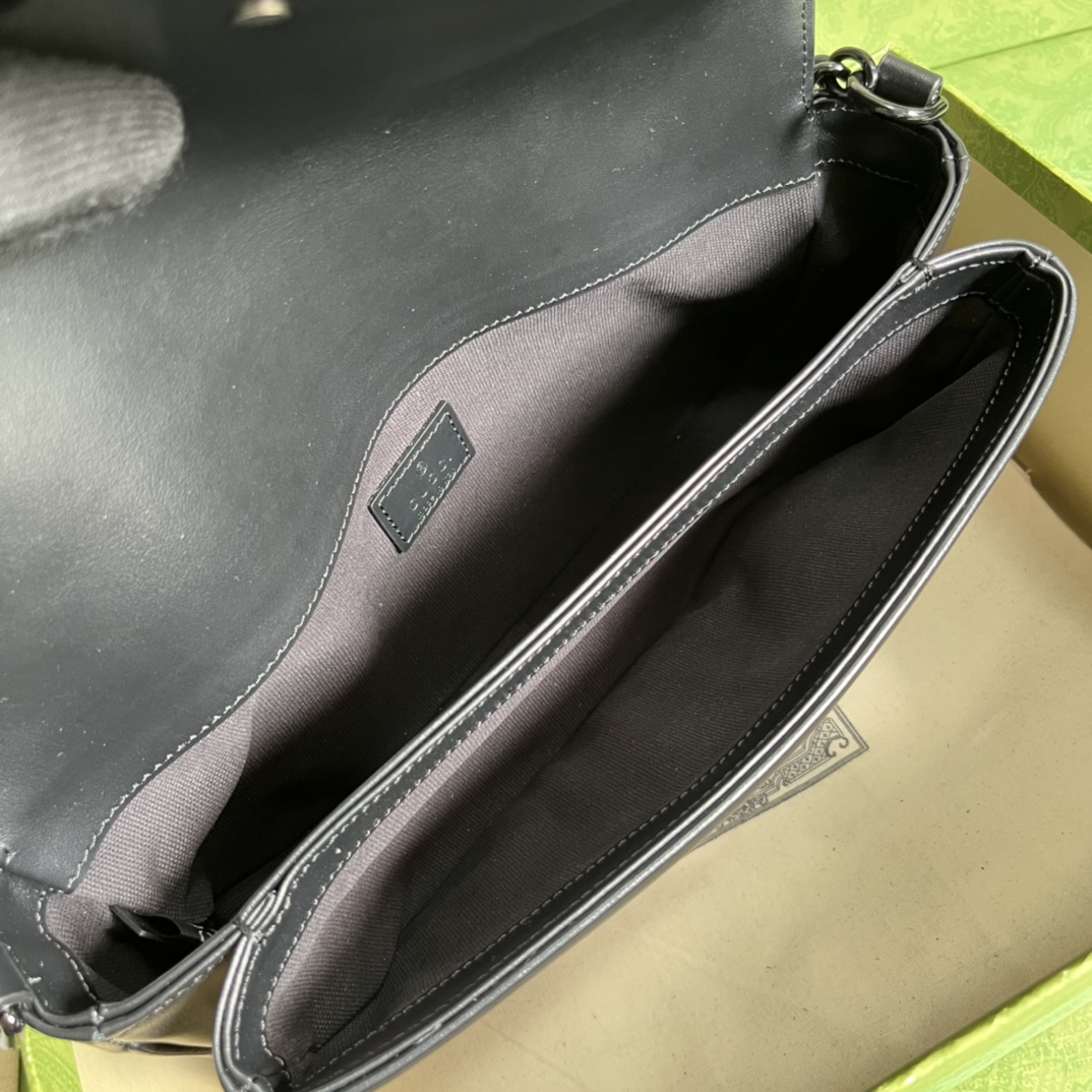 GG Marmont shoulder bag 734814 Black - 26x13x7cm