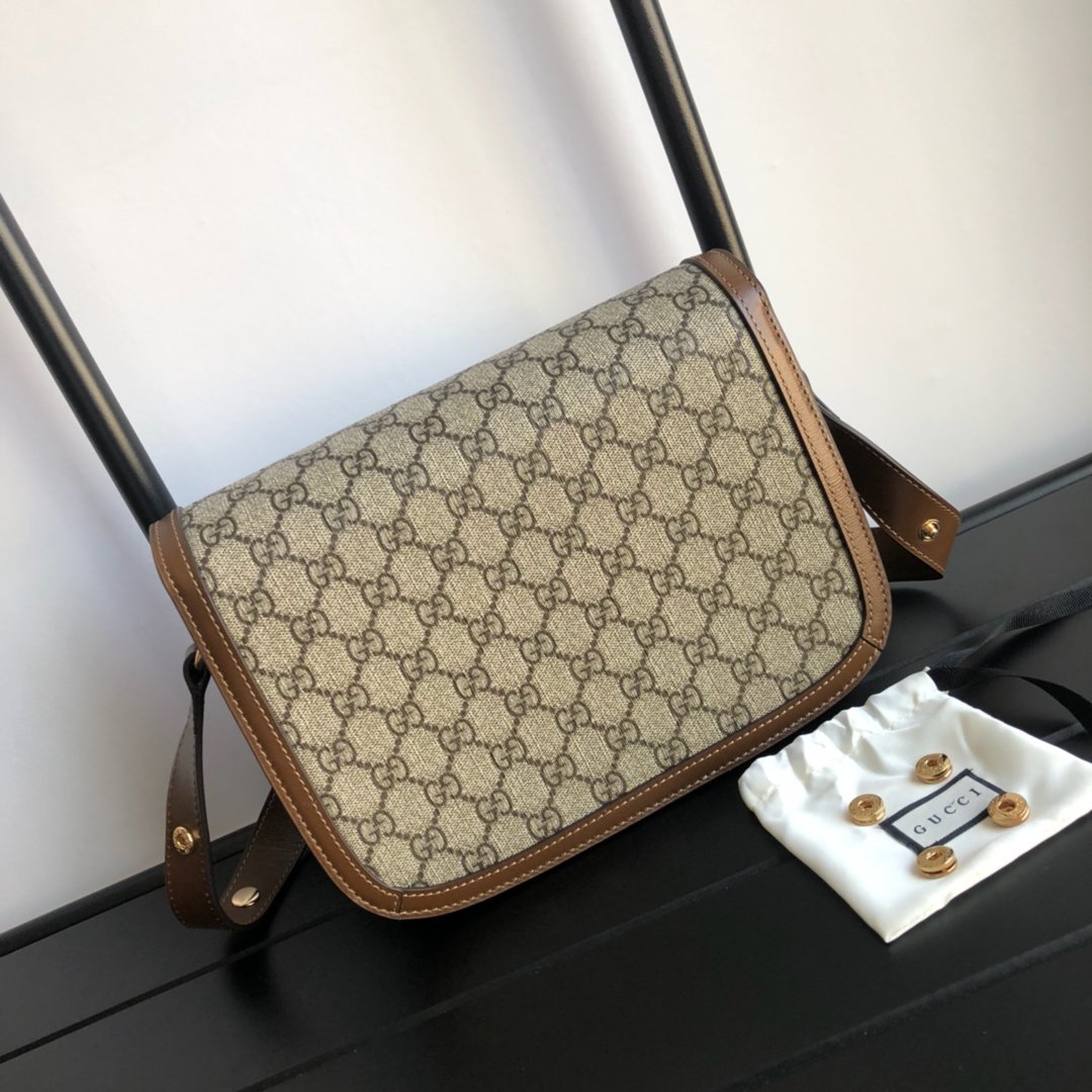 Gvc*1 horsebit 1955 shoulder bag gg svp*me canvas 602204 - 25x18x8cm