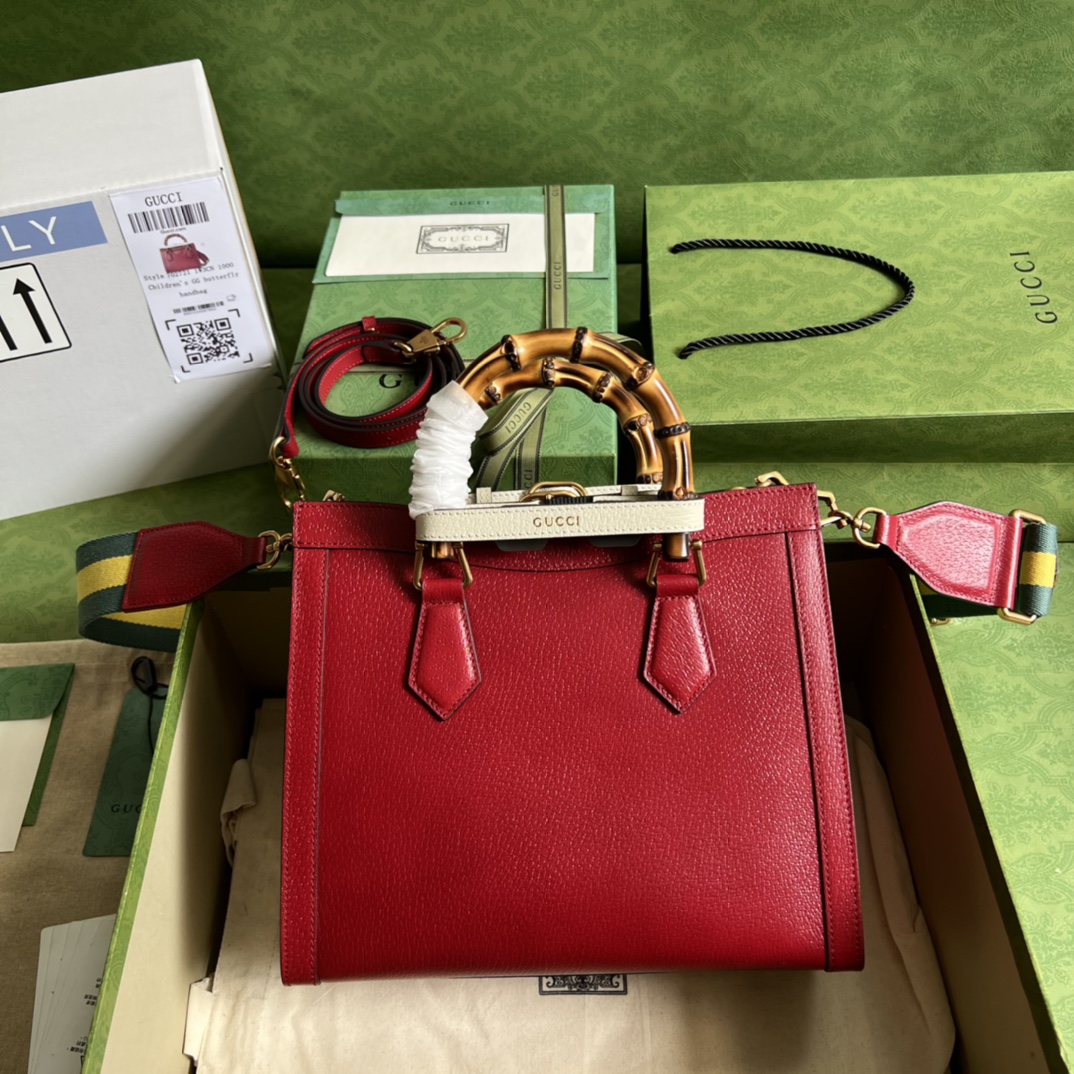 Gvc*1 diana small tote bag red‎ 702721  - 27 x 24 x 11cm