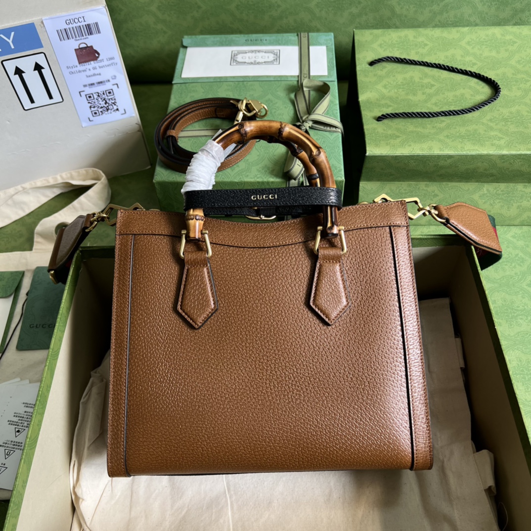 Gvc*1 diana small tote bag cuir leather‎ 702721  - 27 x 24 x 11cm