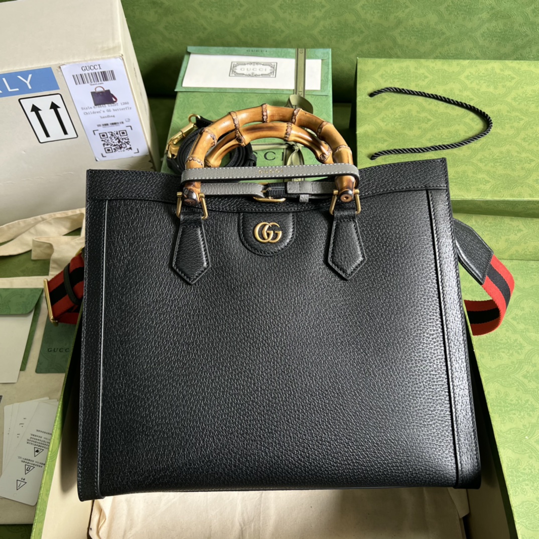 Gvc*1 diana medium tote bag  black 678842   - 35 x 30 x 14cm