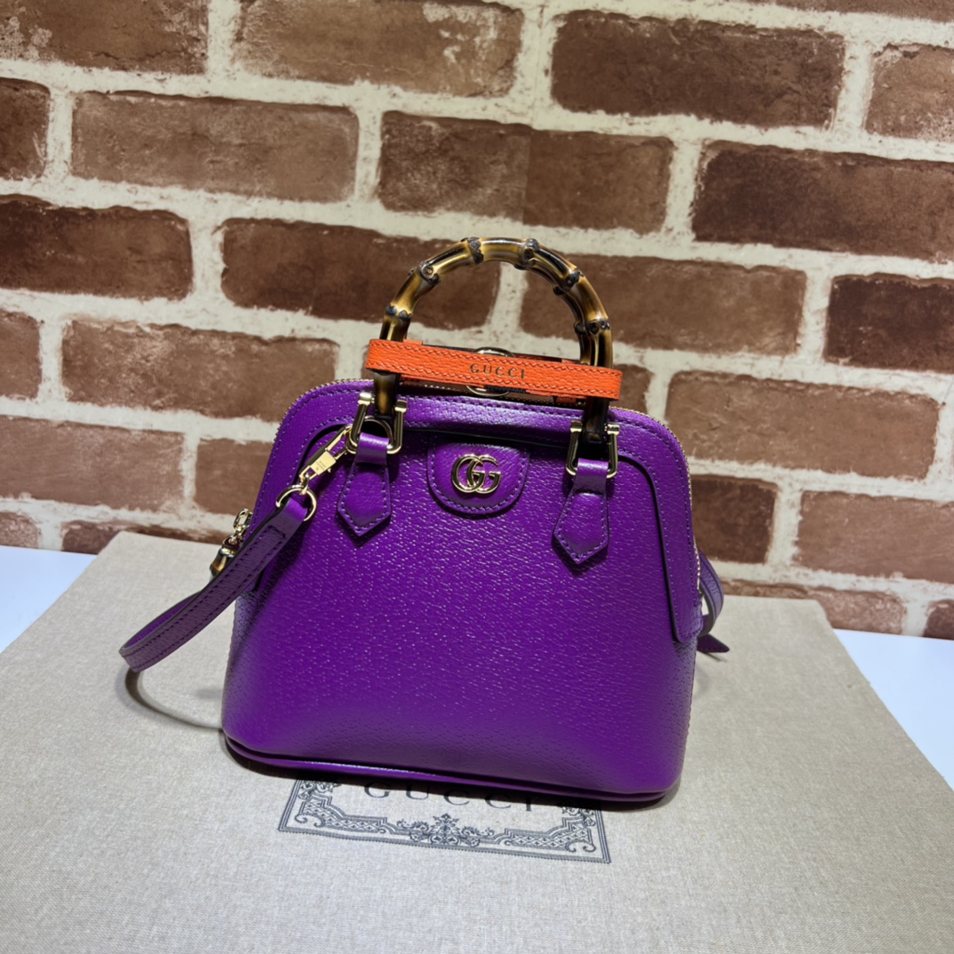 Gvc*1 diana mini tote bag  purple  715775  - 20 x 16x 8.5cm
