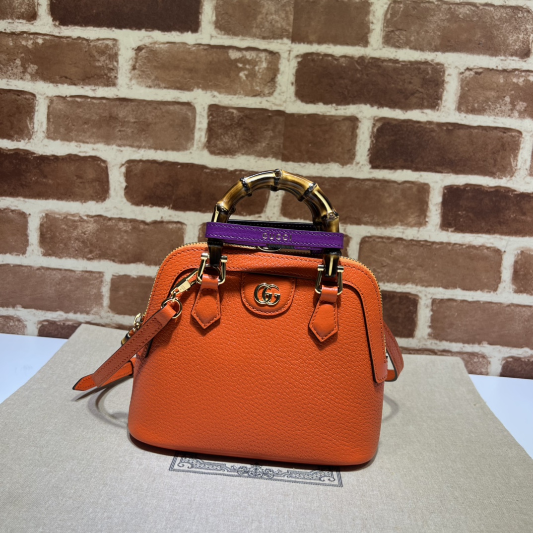 Gvc*1 diana mini tote bag  orange 715775  - 20 x 16x 8.5cm