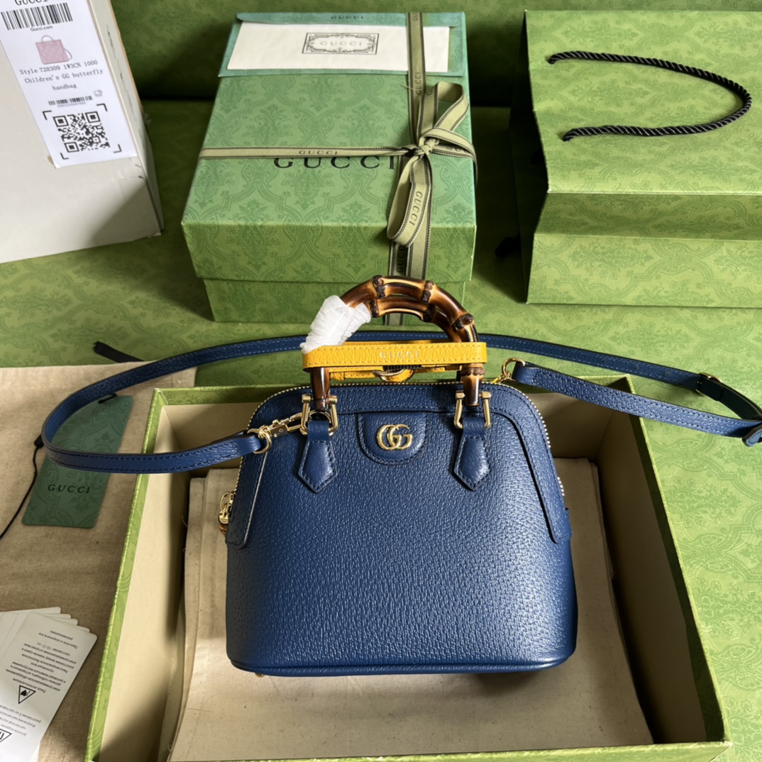 Gvc*1 diana mini tote bag  blue 715775  - 20 x 16x 8.5cm
