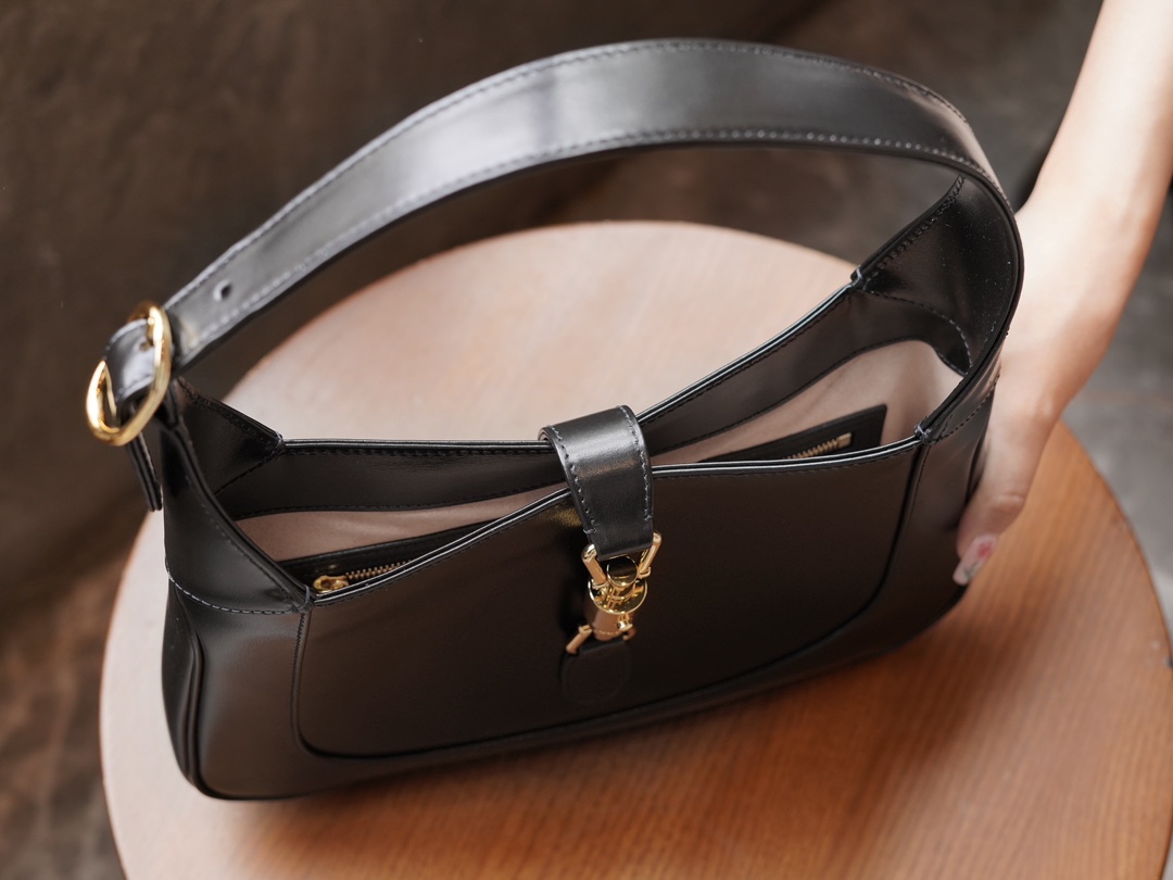 Gvc*1 jackie 1961 small shoulder bag black 636709- 27.5 x 19 x 4cm