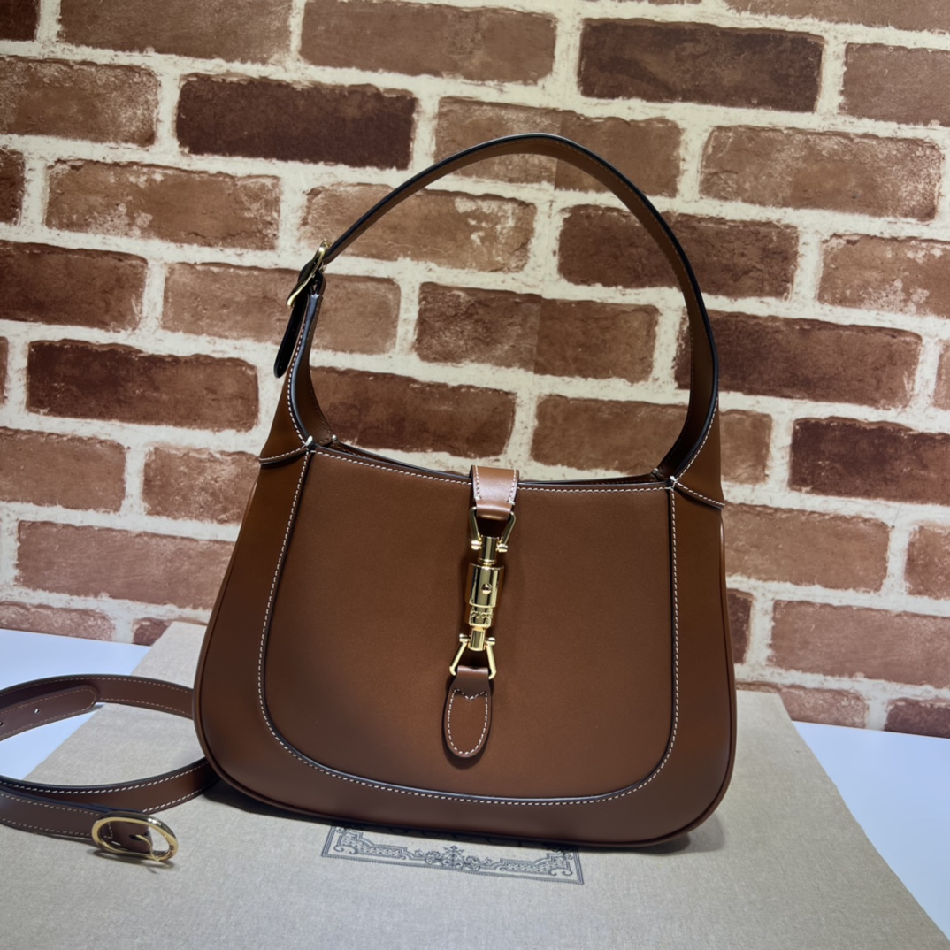Gvc*1 jackie 1961 small shoulder bag brown 636709- 27.5 x 19 x 4cm