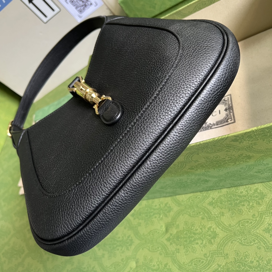 Gvc*1 jackie 1961 small natural grain bag black 636709- 27.5 x 19 x 4cm