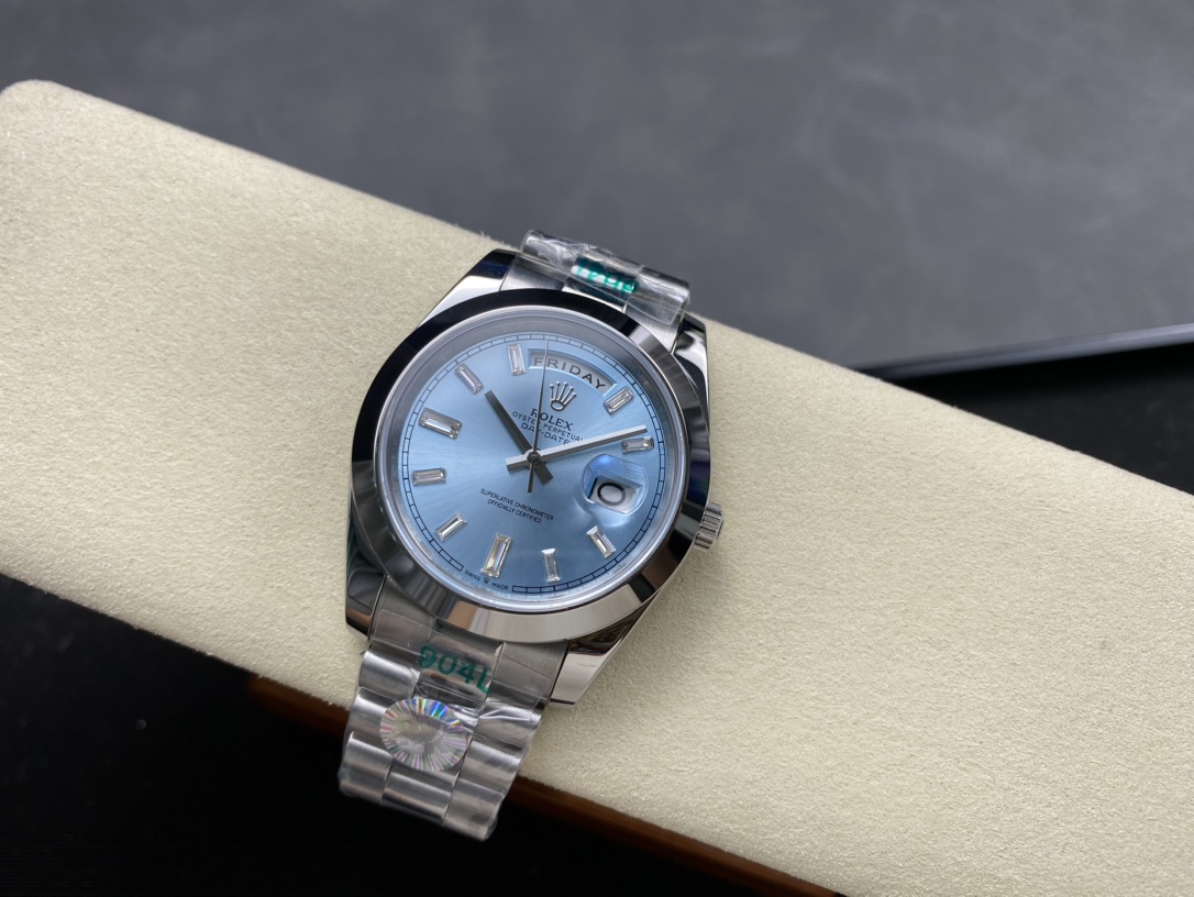 r01ex D1am0nd engraved double date date series 40mm